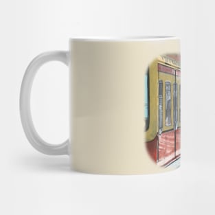 Wood Elf Family Train Trip Fantasy Image Mug